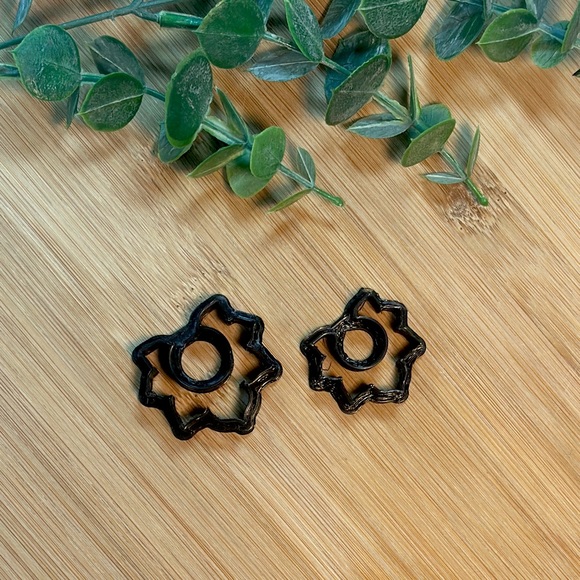 Sunhoop polymer clay cutters, pair - large and small set 2 pcs - Picture 2 of 2